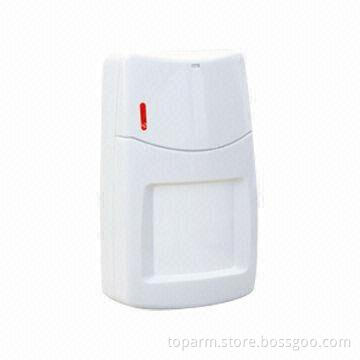 Tri-technology Motion Detector with Detection Range of 11 x 11m and 14mA Power Consumption